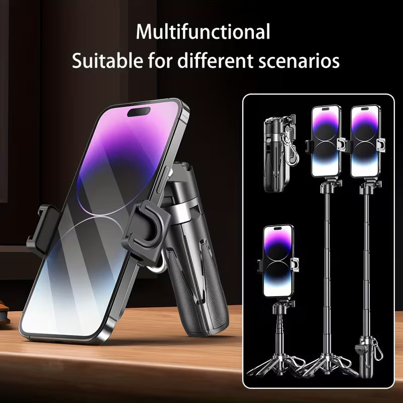 Mini 3-in-1 Selfie Stick & Phone Stand
