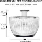 Fresh & Crisp 3.6L Salad Spinner