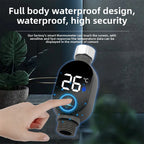 LED Water-Powered Shower Thermometer