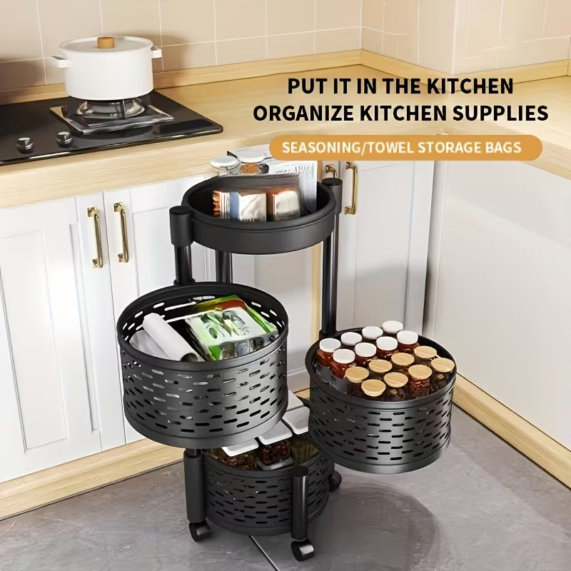 Multi-Tier Rolling Storage Cart