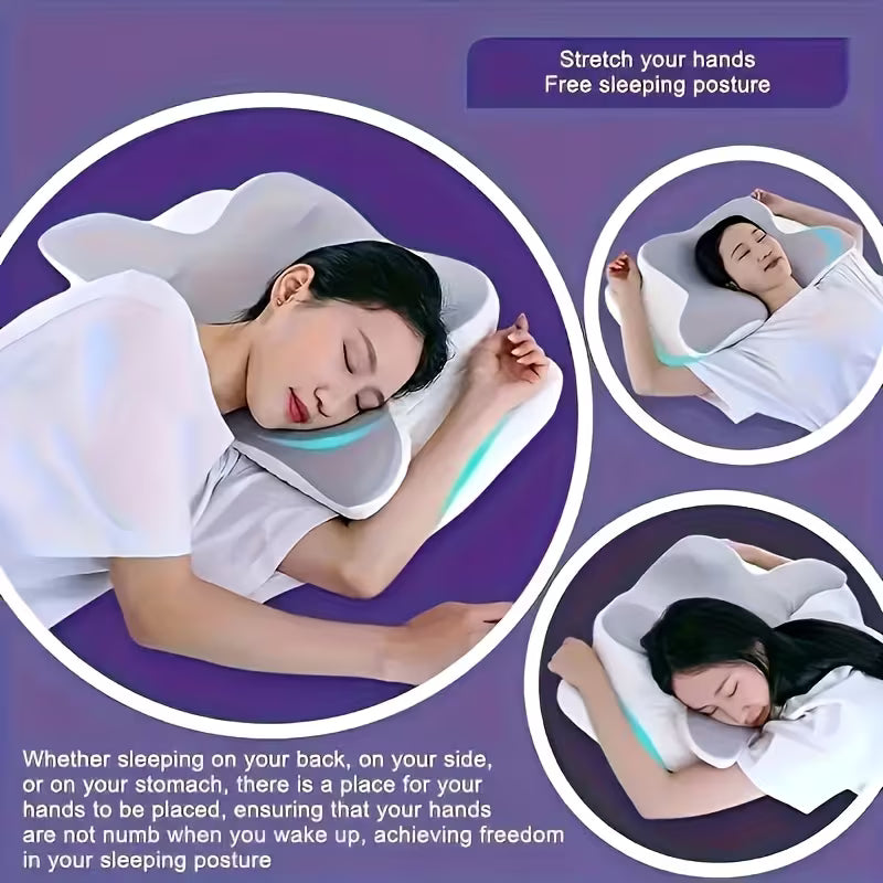 Butterfly-Shaped Memory Foam Pillow