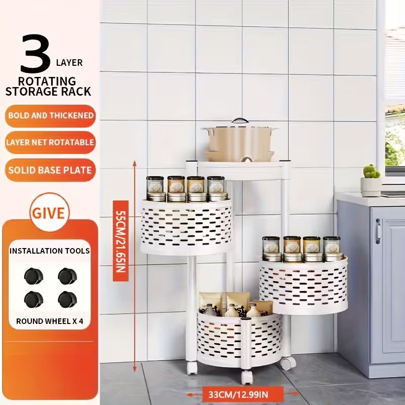 Multi-Tier Rolling Storage Cart