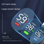 LED Water-Powered Shower Thermometer
