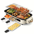 2-In-1 Smokeless Grill with Detachable Stove
