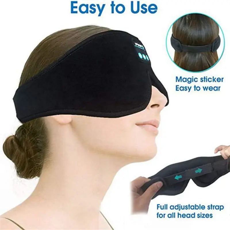 Bluetooth Sleeping Headphones with 3D Eye Mask