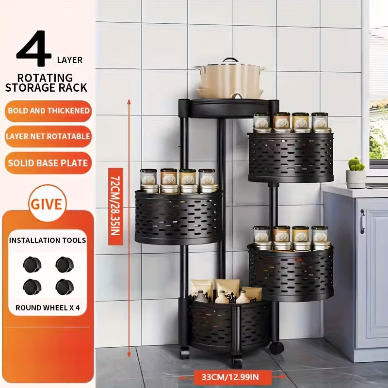 Multi-Tier Rolling Storage Cart