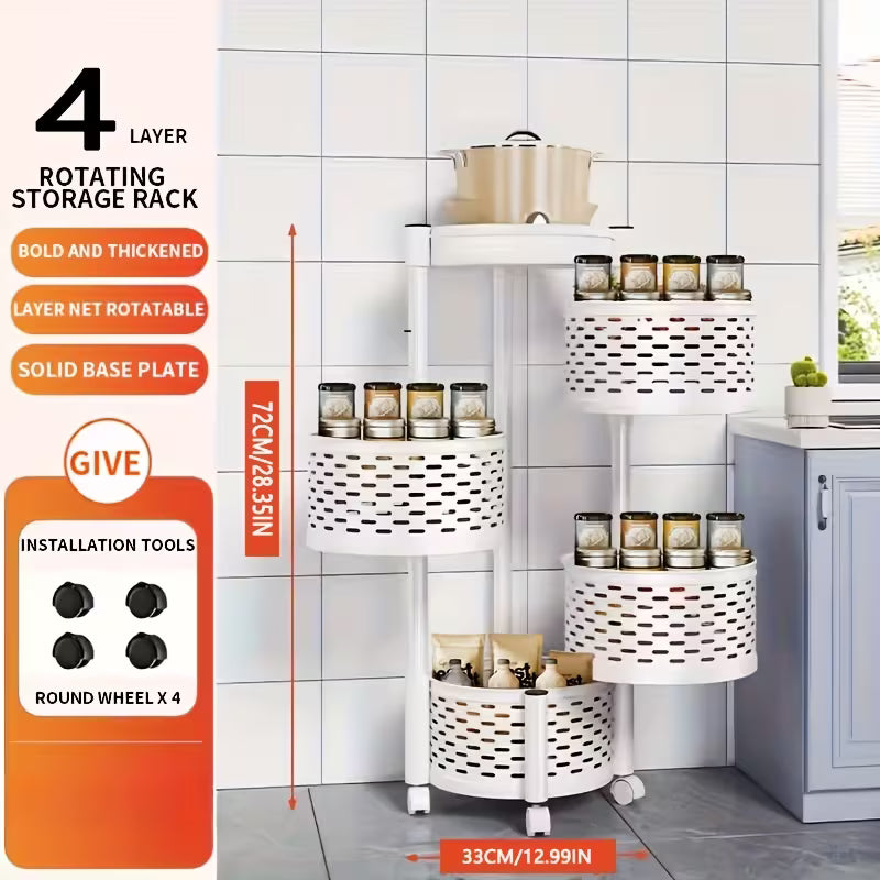 Multi-Tier Rolling Storage Cart