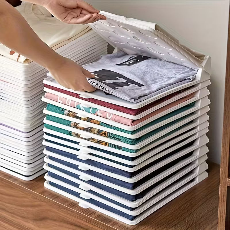 Portable Stackable Clothing Folders