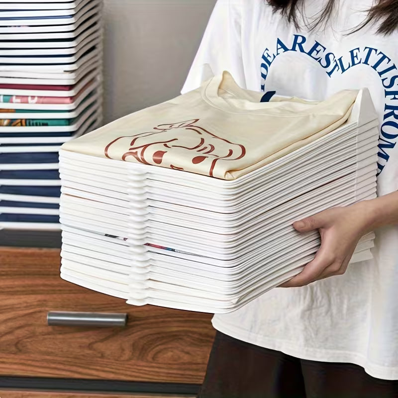 Portable Stackable Clothing Folders