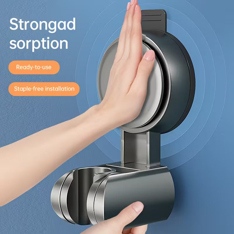 Wall-Mounted Shower Suction Cup Holder