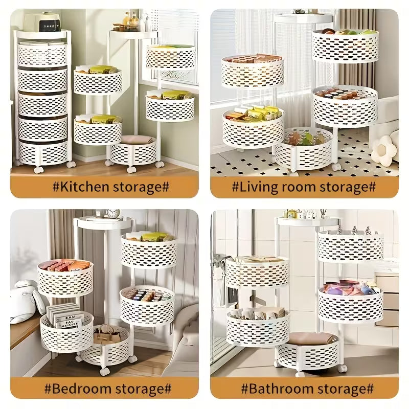 Multi-Tier Rolling Storage Cart