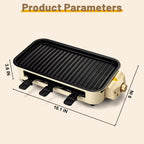 2-In-1 Smokeless Grill with Detachable Stove
