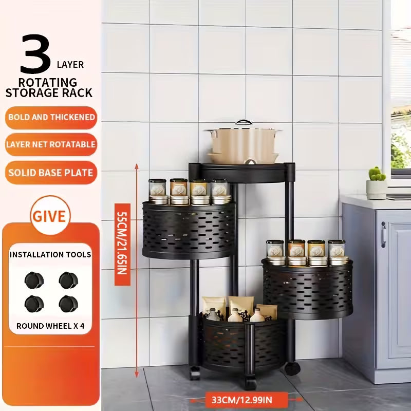 Multi-Tier Rolling Storage Cart