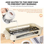 2-In-1 Smokeless Grill with Detachable Stove