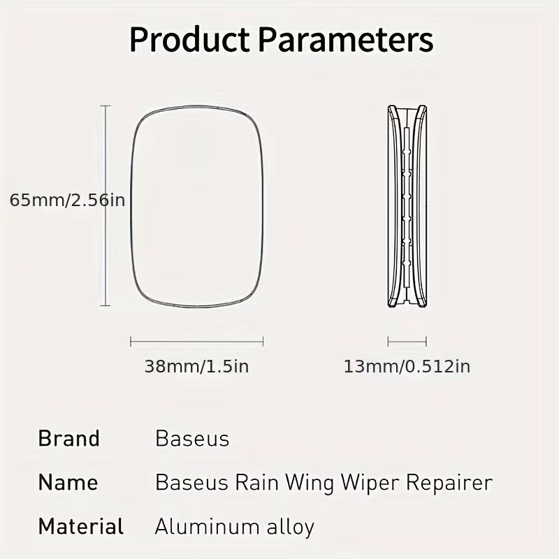 Rain Wing Windshield Wiper Rubber Repairer
