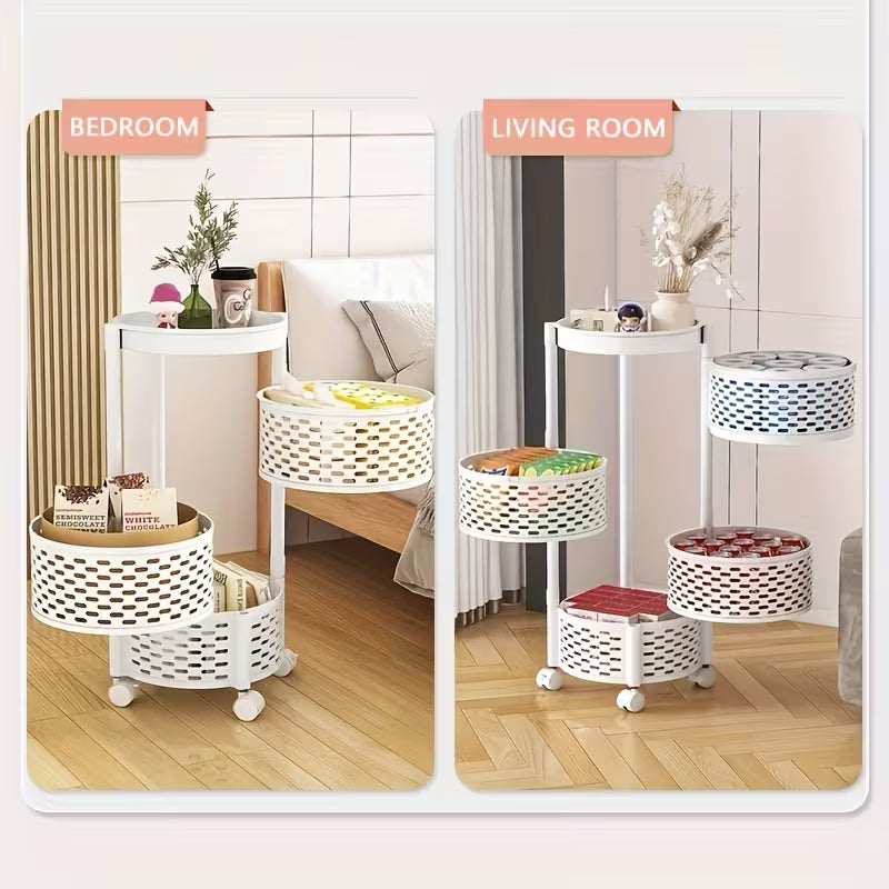 Multi-Tier Rolling Storage Cart