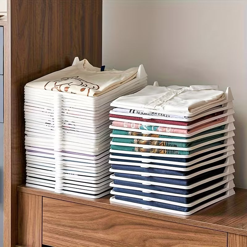 Portable Stackable Clothing Folders